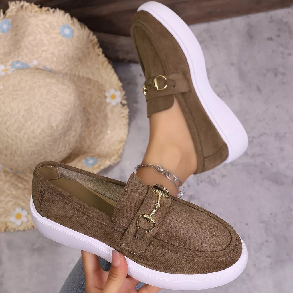 Round Toe Slip-Ons