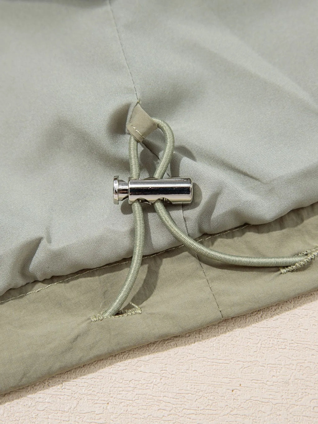 Zip Up Cropped Hooded Utility Jacket