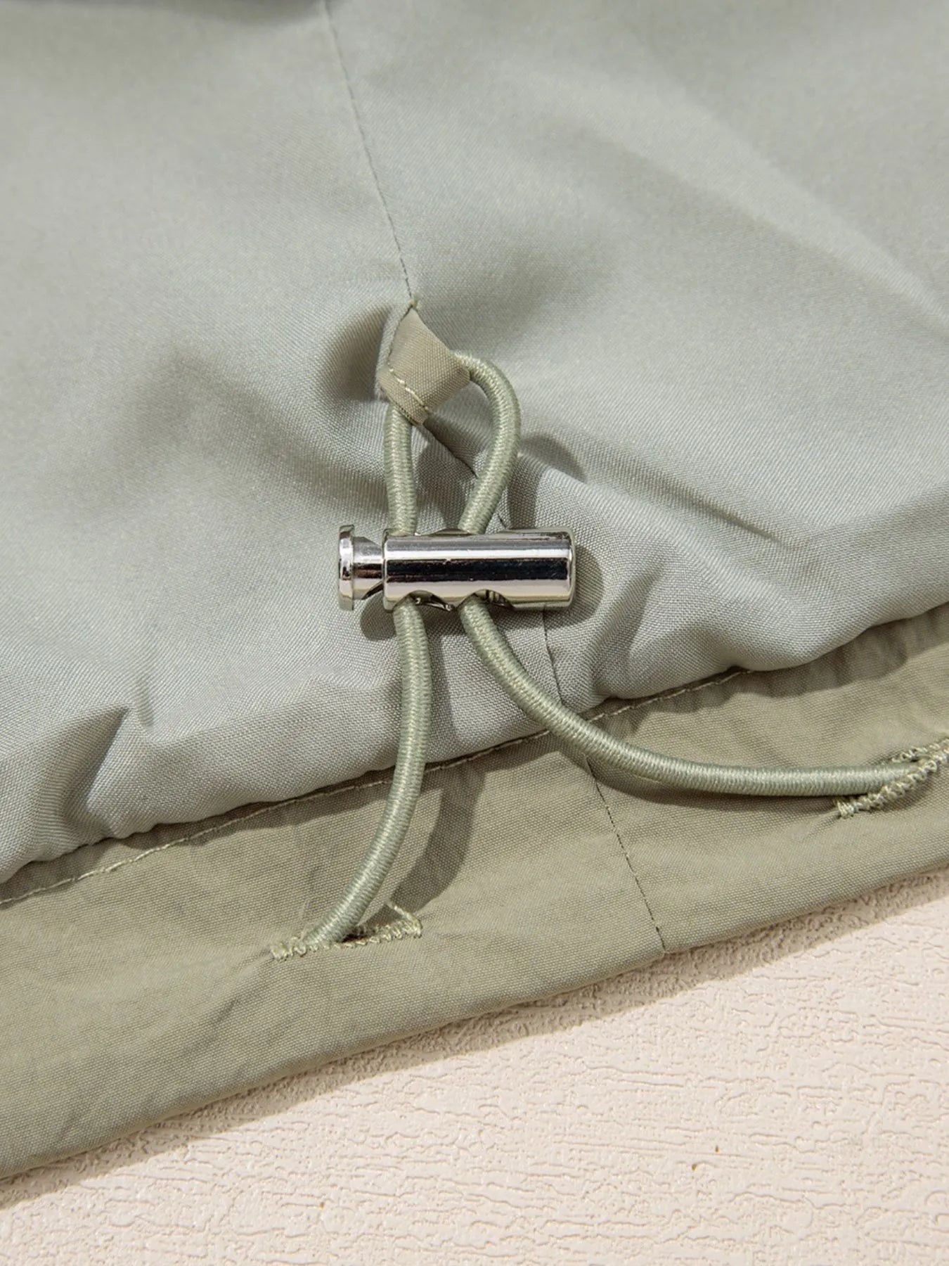 Zip Up Cropped Hooded Utility Jacket