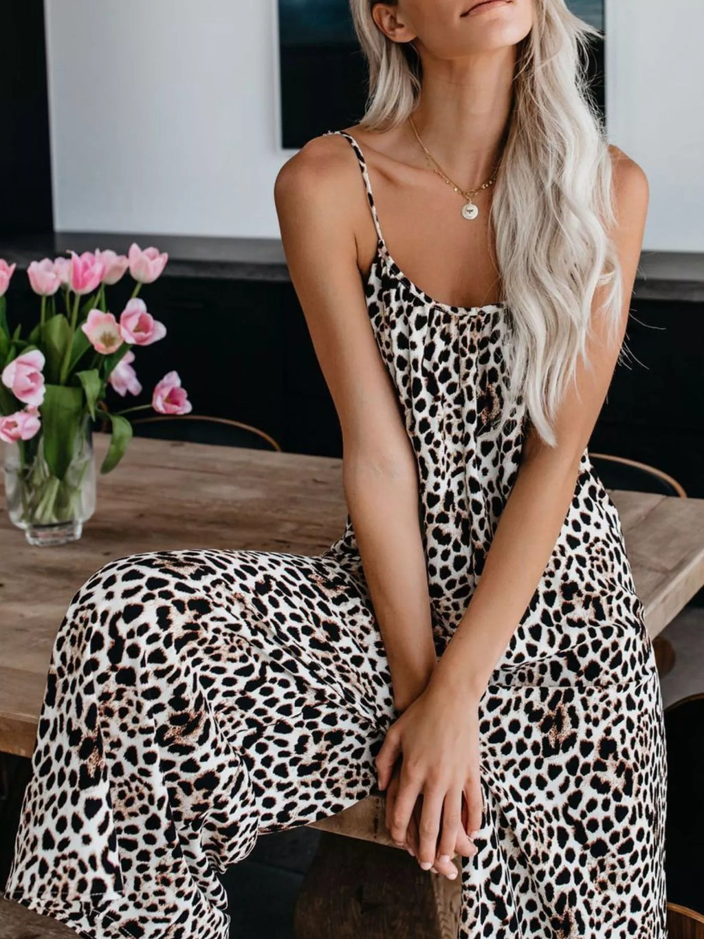 Full Size Tie-Dye Wide Leg Jumpsuit Plus Size