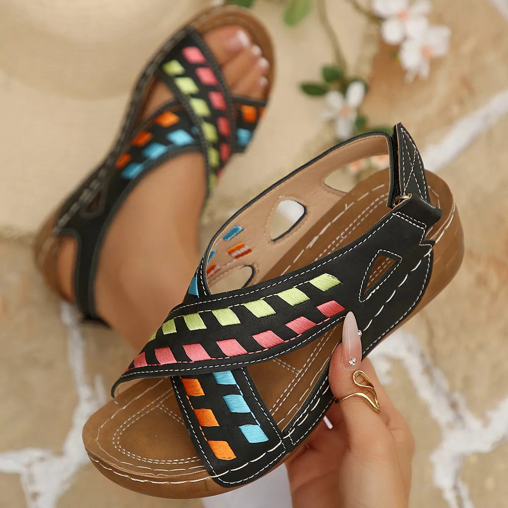 Open Toe Wedge Sandals