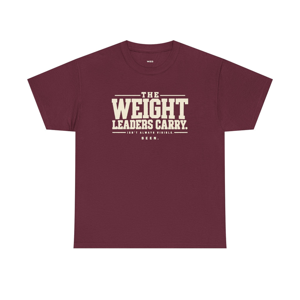 The Weight Leaders Carry Tee — SEEN Movement