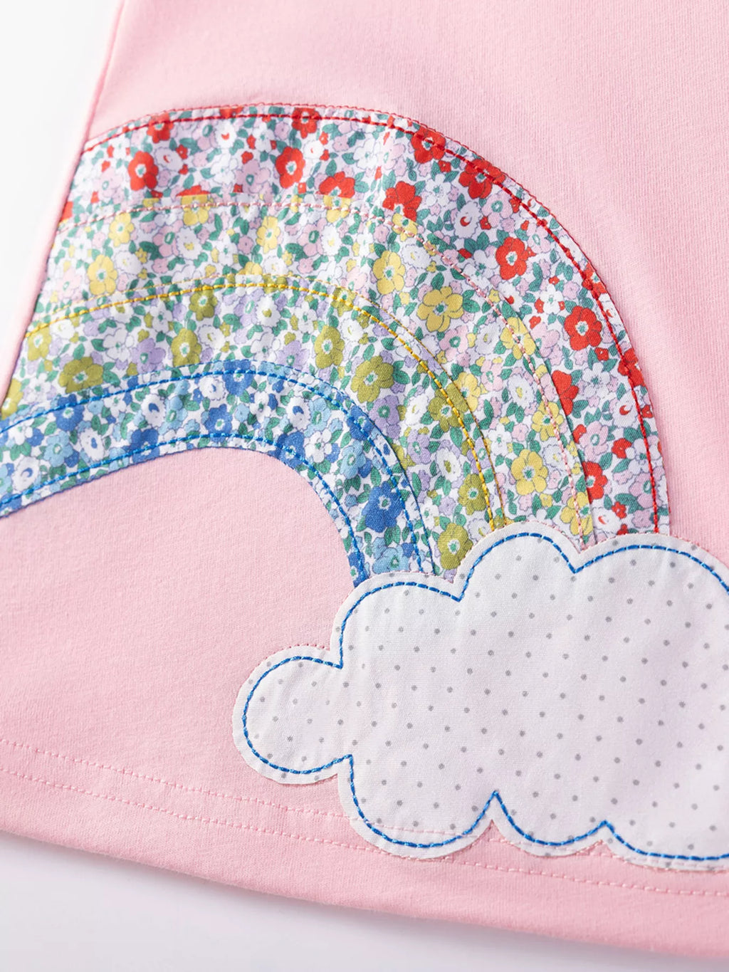 Children's Round Neck Short Sleeve Dress