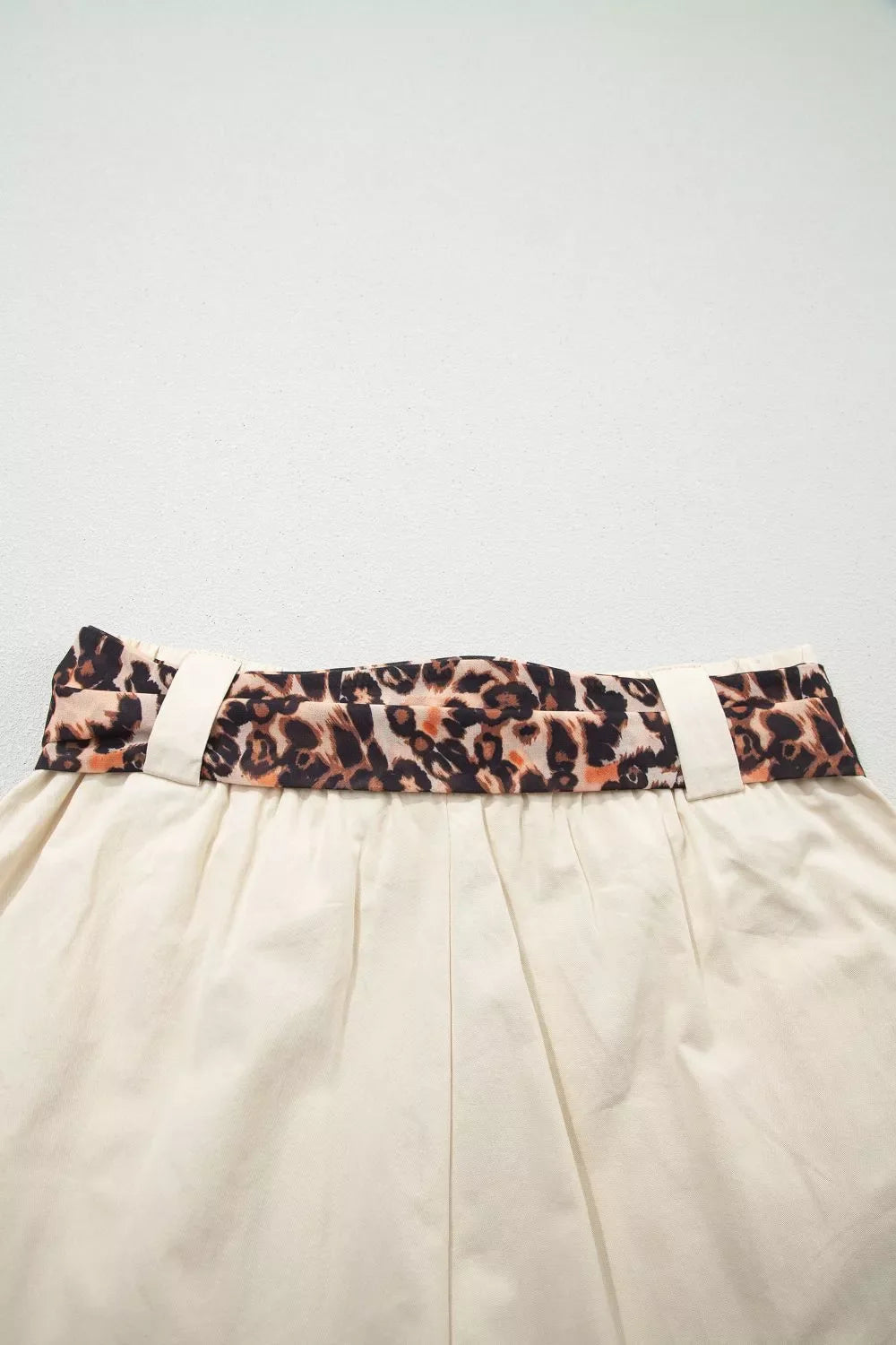 High-Waisted Pleated Shorts