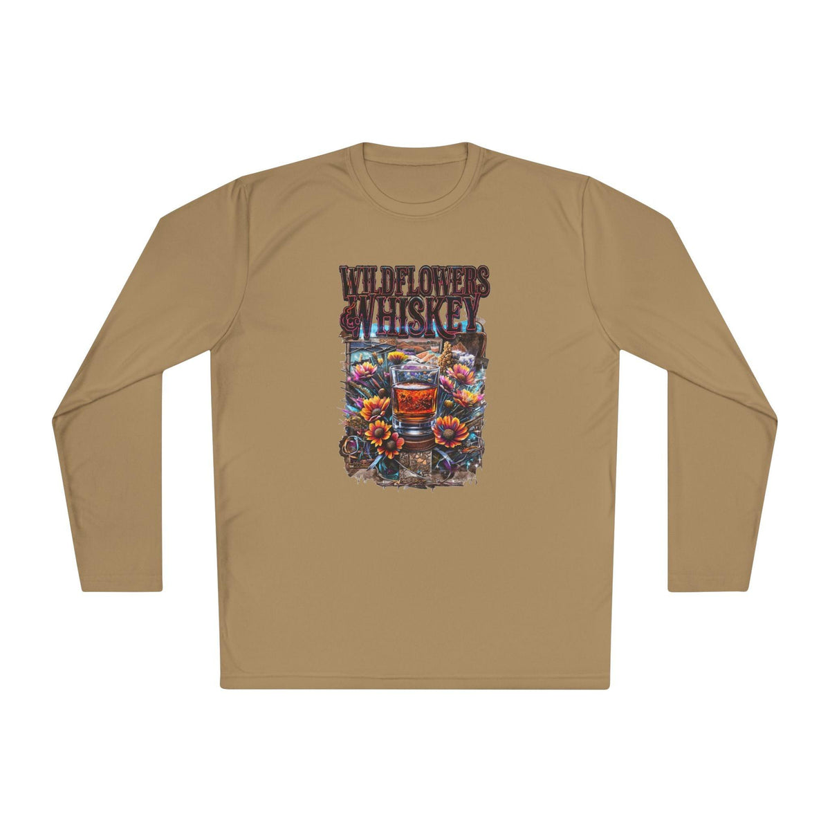 Wildflowers and Whiskey Lightweight Long Sleeve Tee