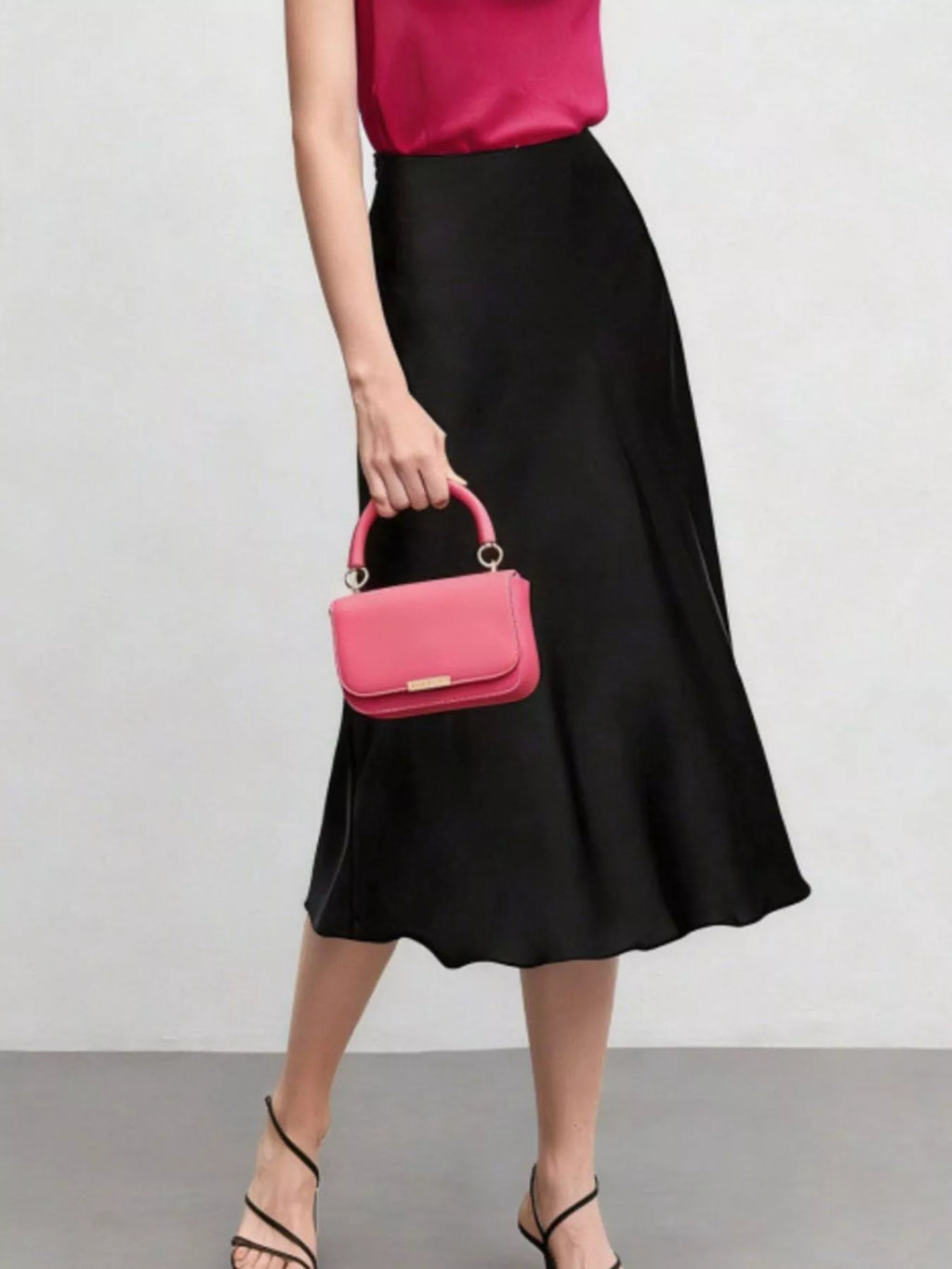 High Waist Midi Skirt