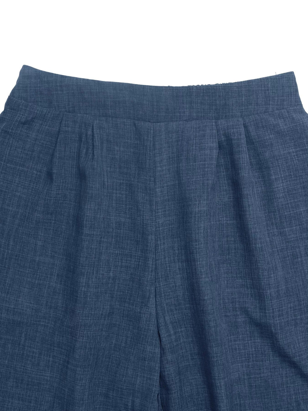 Halter Neck Top and Wide-Leg Pants Set