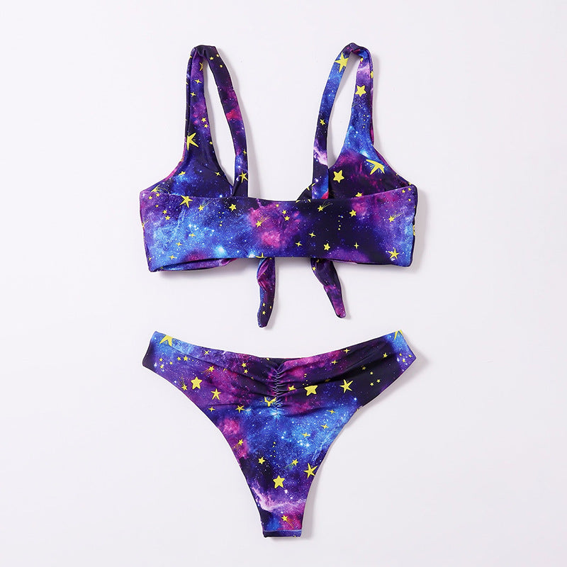 Bikini Set Women Push-Up Backless Two-Piece Swimwear Swimwear
