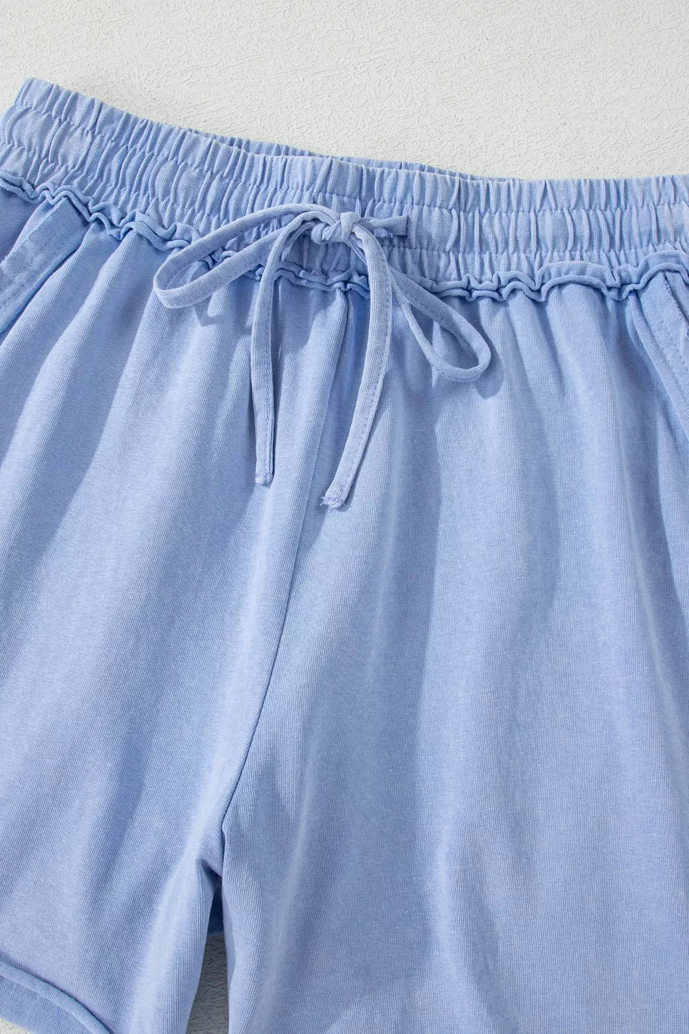 Drawstring Shorts with Pockets
