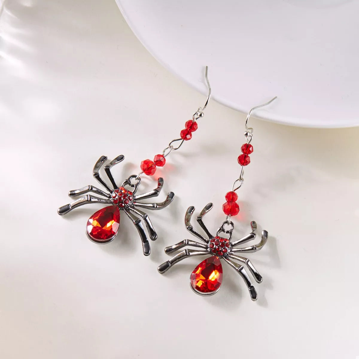 Halloween Spider Dangle Earrings