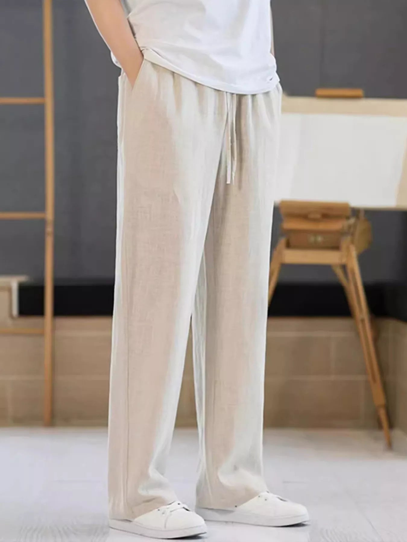 Men's Plus Size Casual Drawstring Pants
