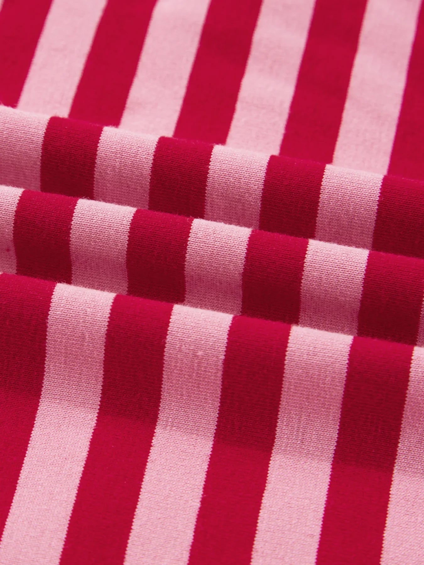 Contrast Striped Drop Shoulder V Neck Top