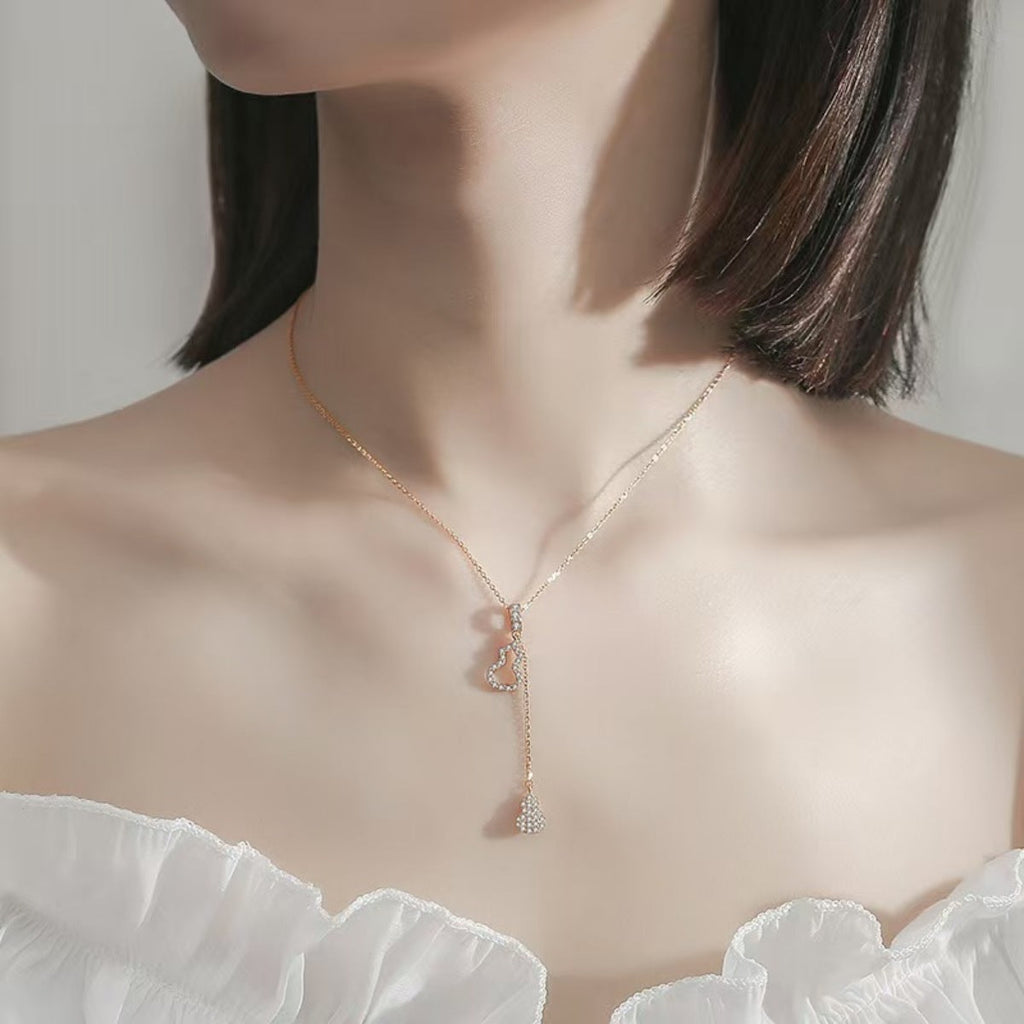 Gourd Y-Shaped Necklace