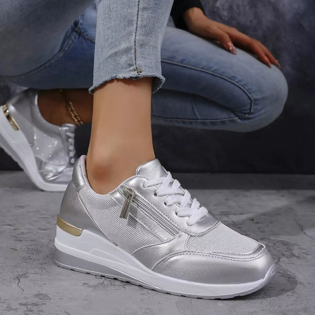 Lace Up Wedge Athletic