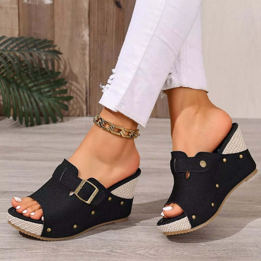 Open Toe Wedge Sandals