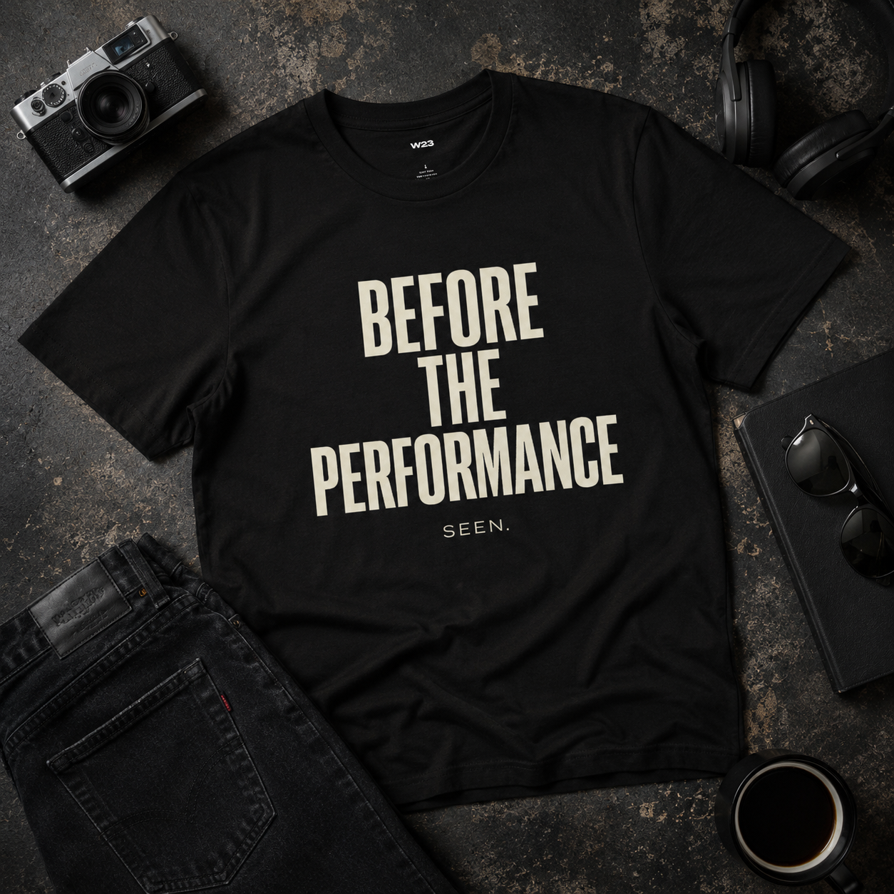 Before The Performance Tee — SEEN. Graphic Tee