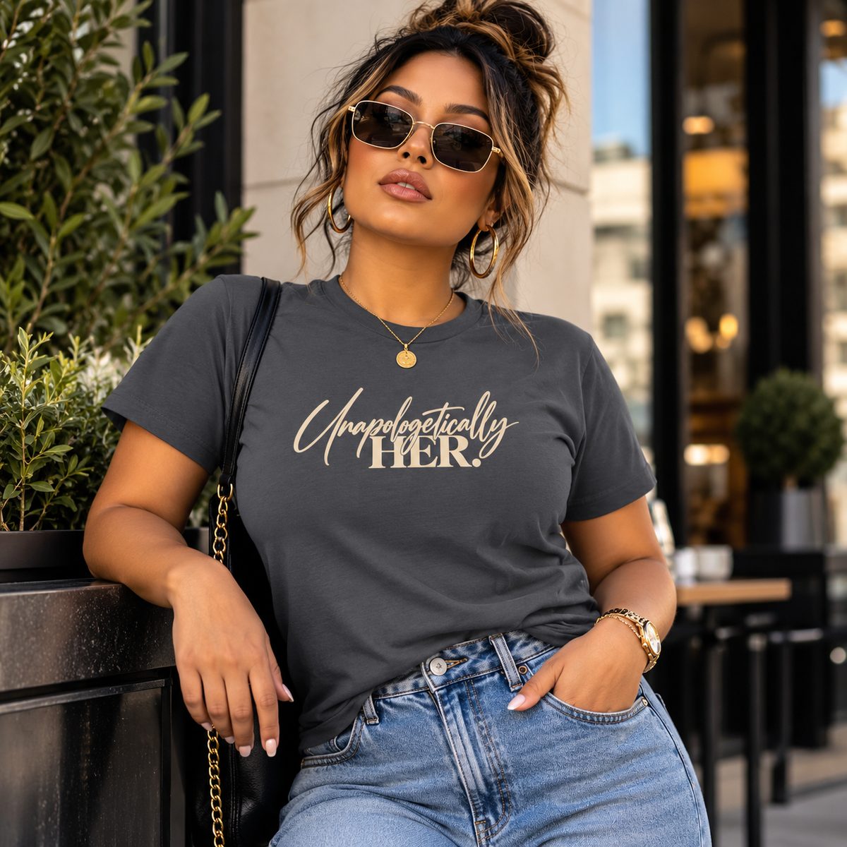 Unapologetically HER. Women’s Relaxed-Fit Tee