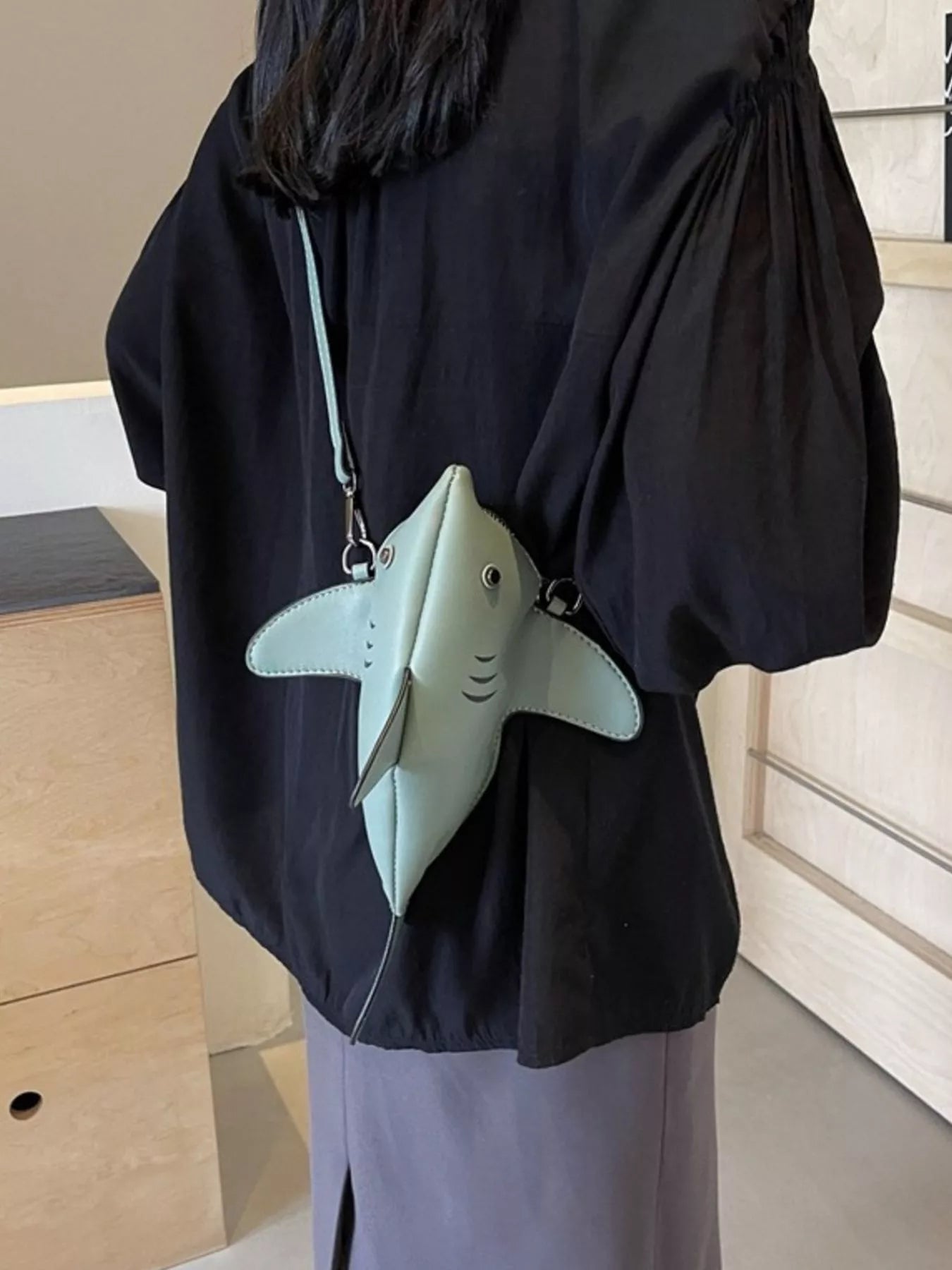 Shark Design Crossbody Bag