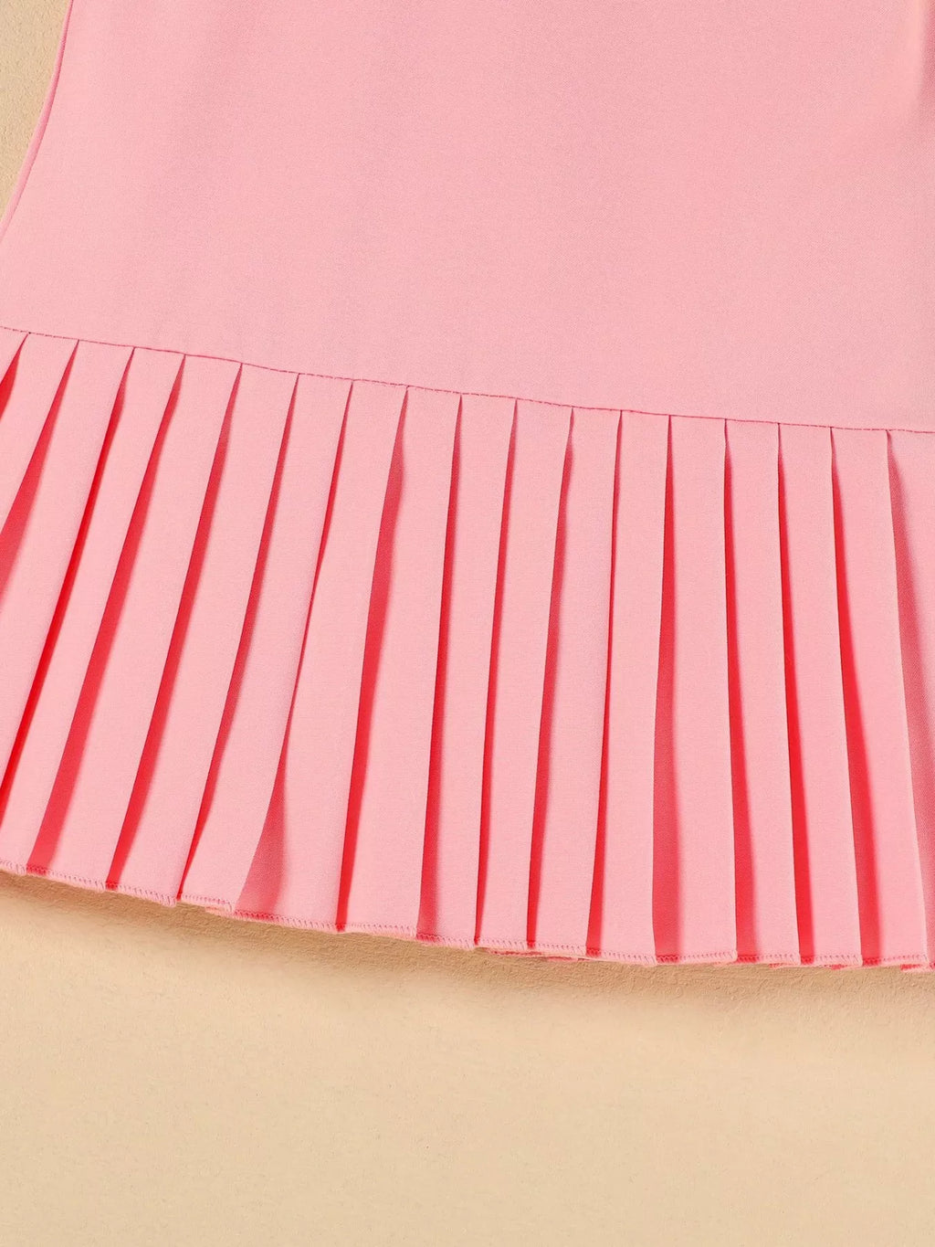 Children's Bow-Accented Pleated Dress