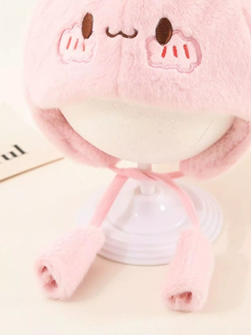 Children's Cute Bear Ear Plush Hat