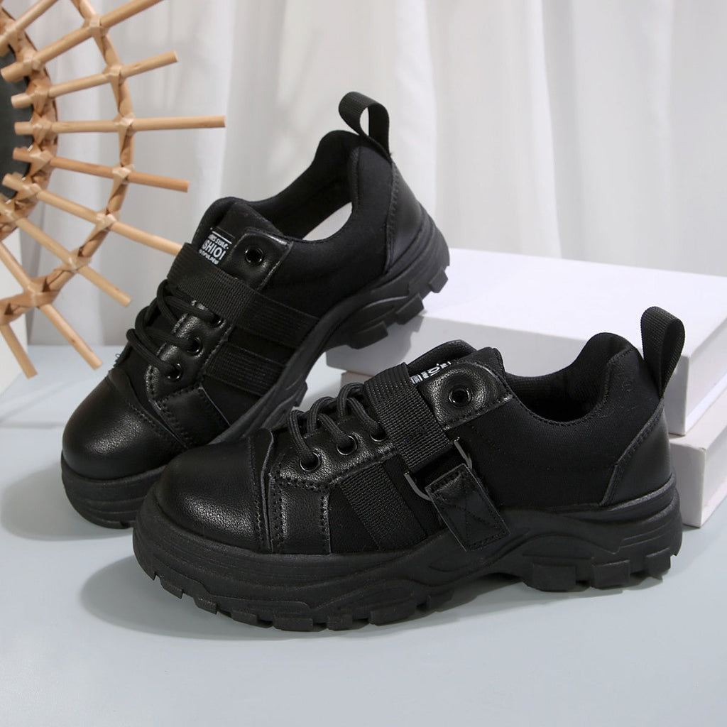 Lace Up Platform Casual Sneakers