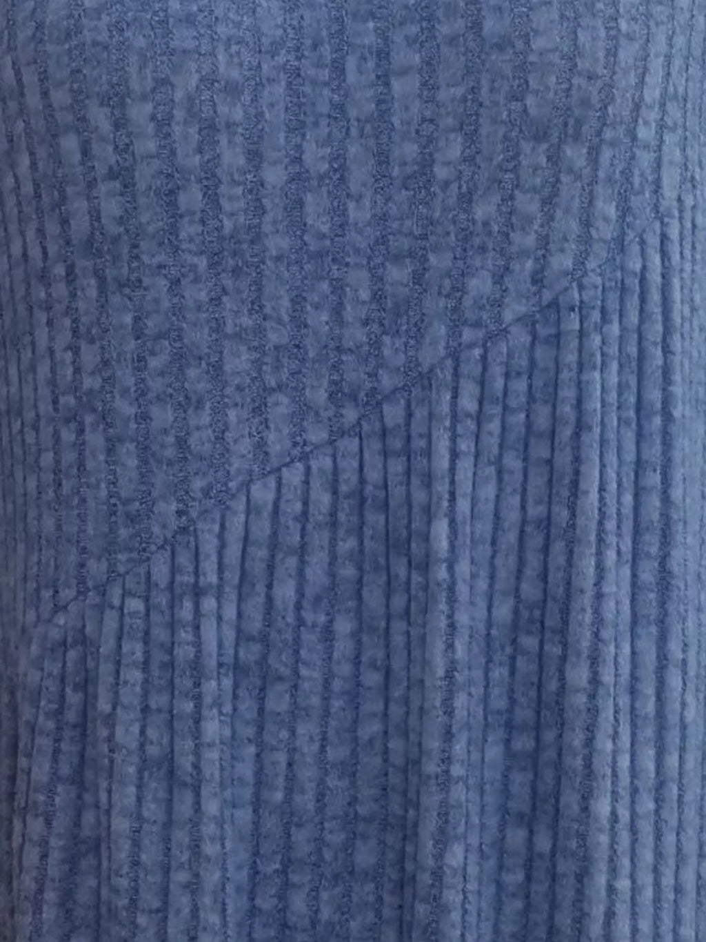 Casual Ribbed Knit Long Sleeve Swing Dress