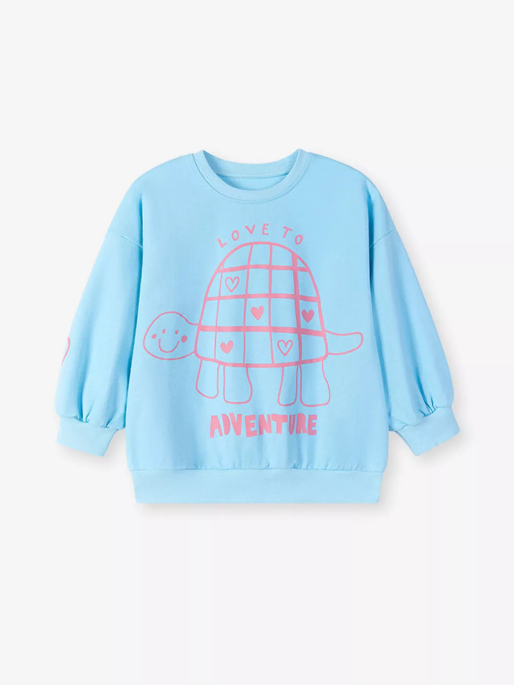Children's Turtle Round Neck Top and Pants Set
