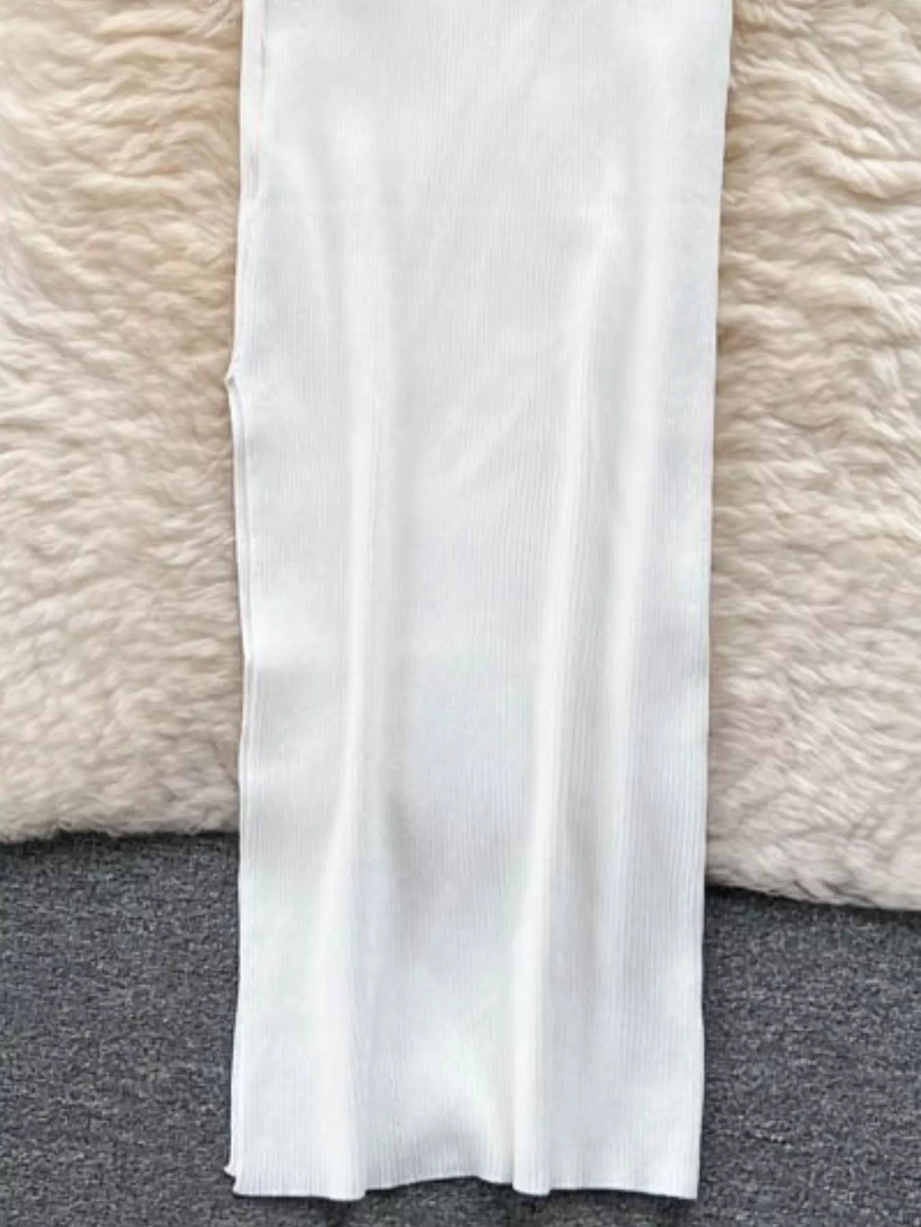 Knot Back Sleeveless Knit Bodycon Midi Dres
