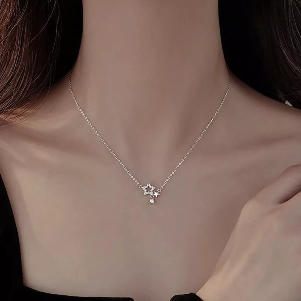 925 Sterling Silver Star Necklace