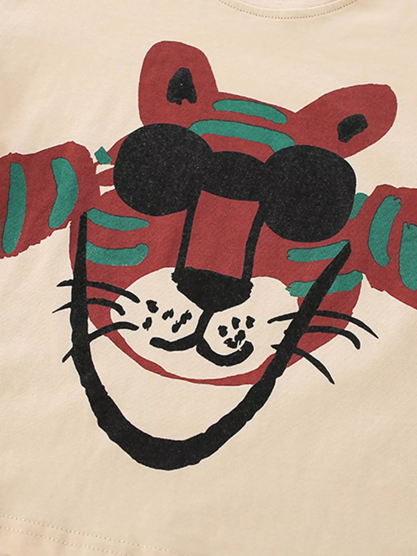 Children's Tiger Graphic Tee & Shorts Set