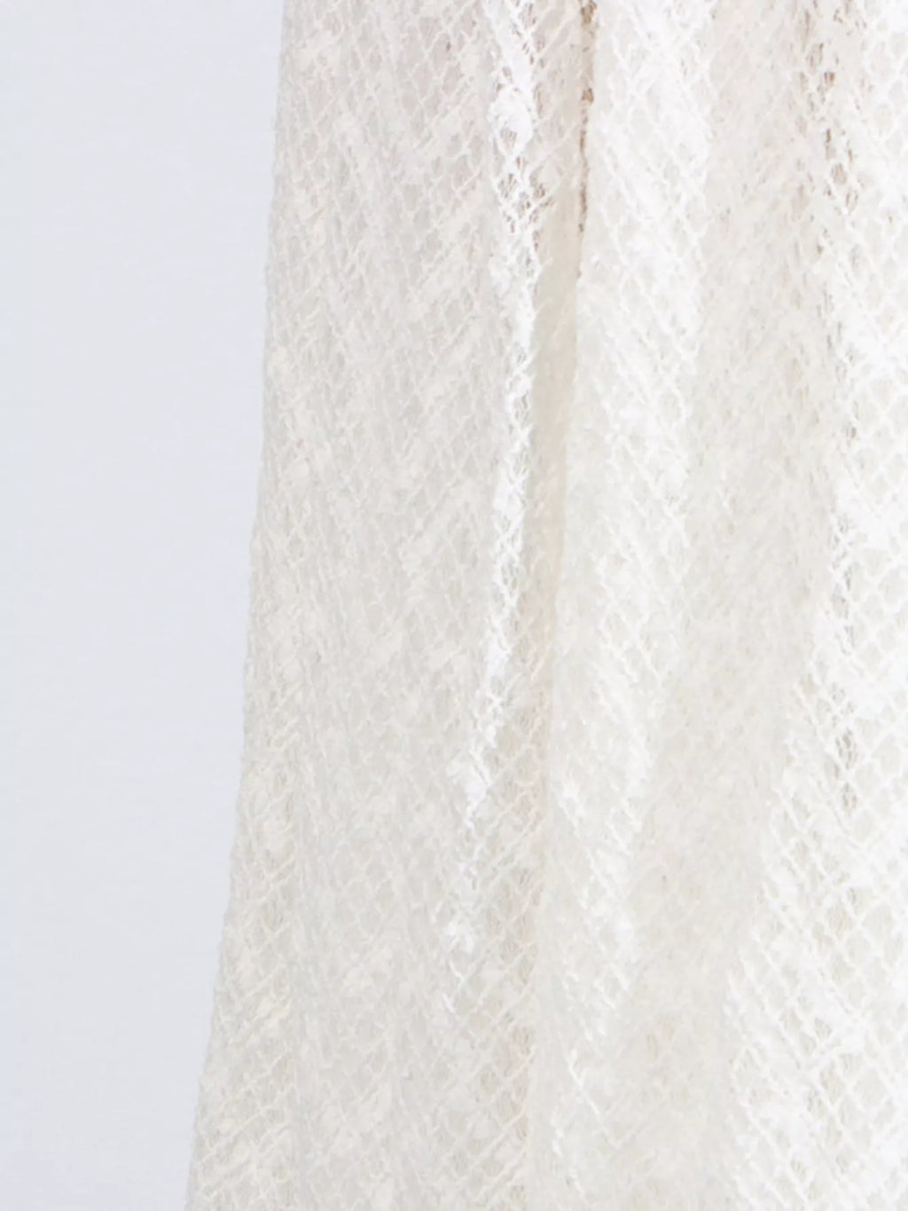 Lace Mock Neck Long Sleeve Maxi Dress