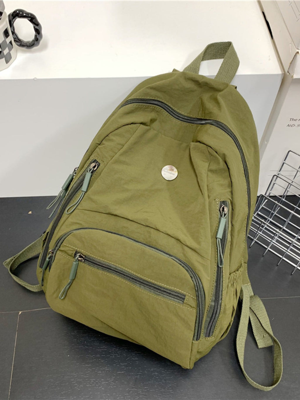 Lightweight Zipper Backpack Bag