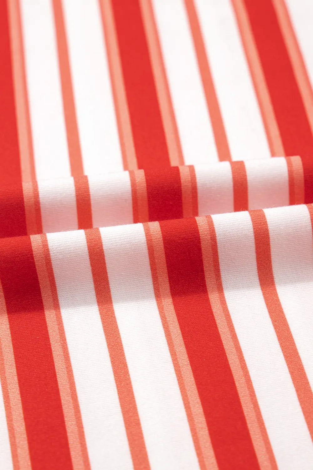 Stripe Print Contrast Collar Raglan Sleeve T Shirt
