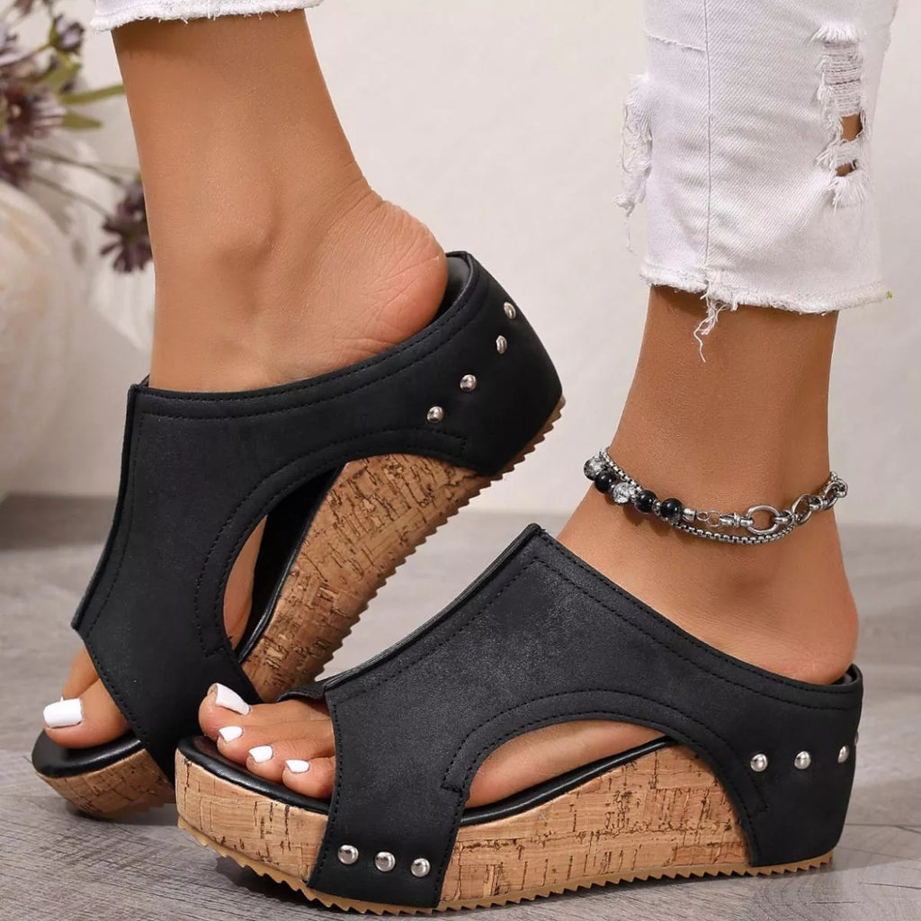 Open Toe Wedge Sandals