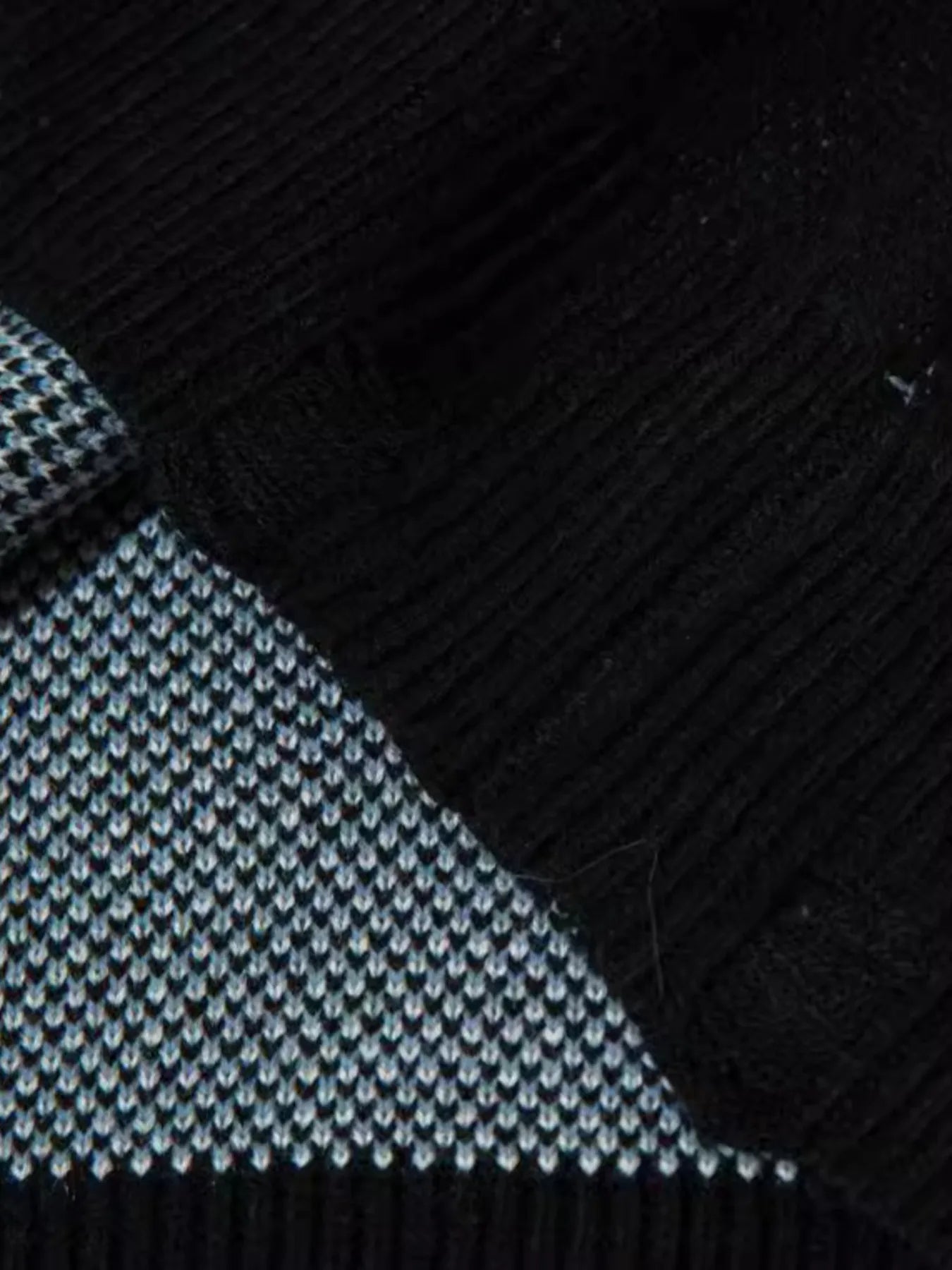 Men's Cross Round Neck Sweater
