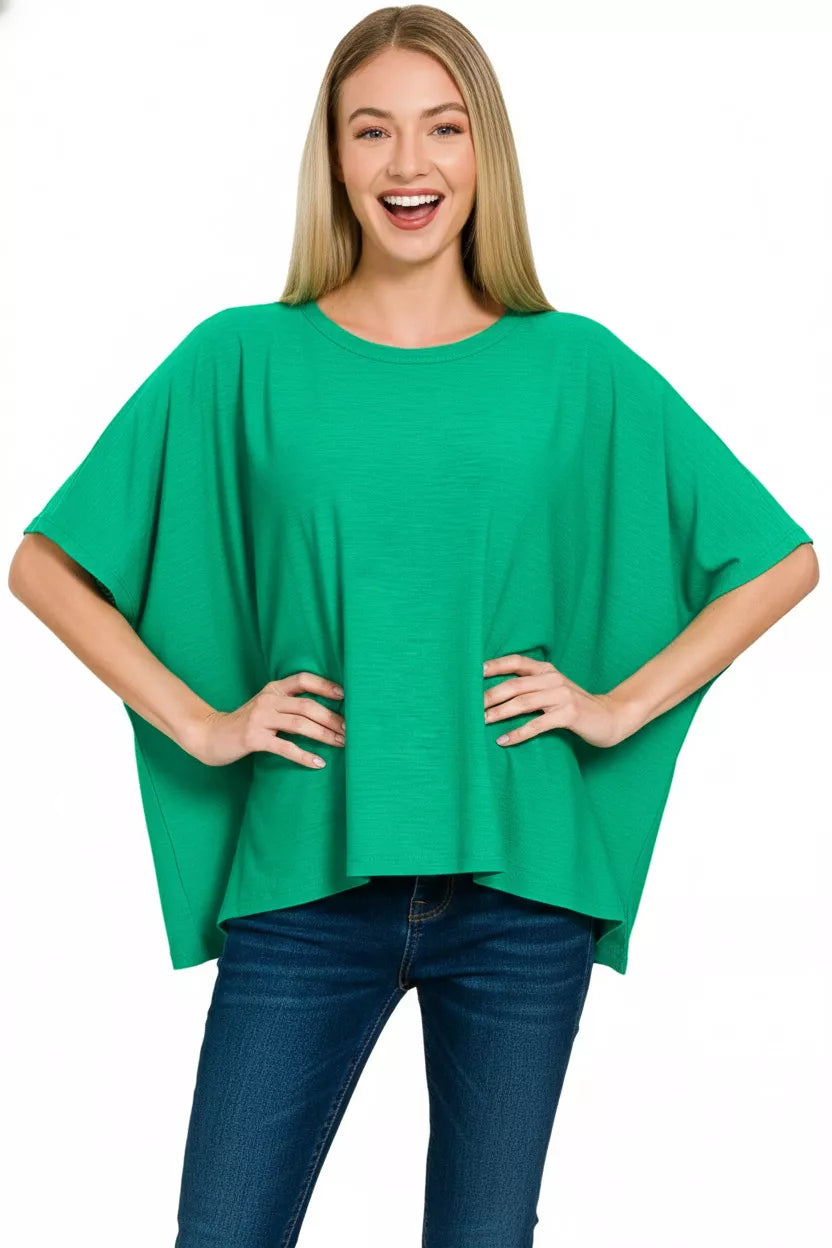 Zenana Round Neck Short Sleeve T-Shirt