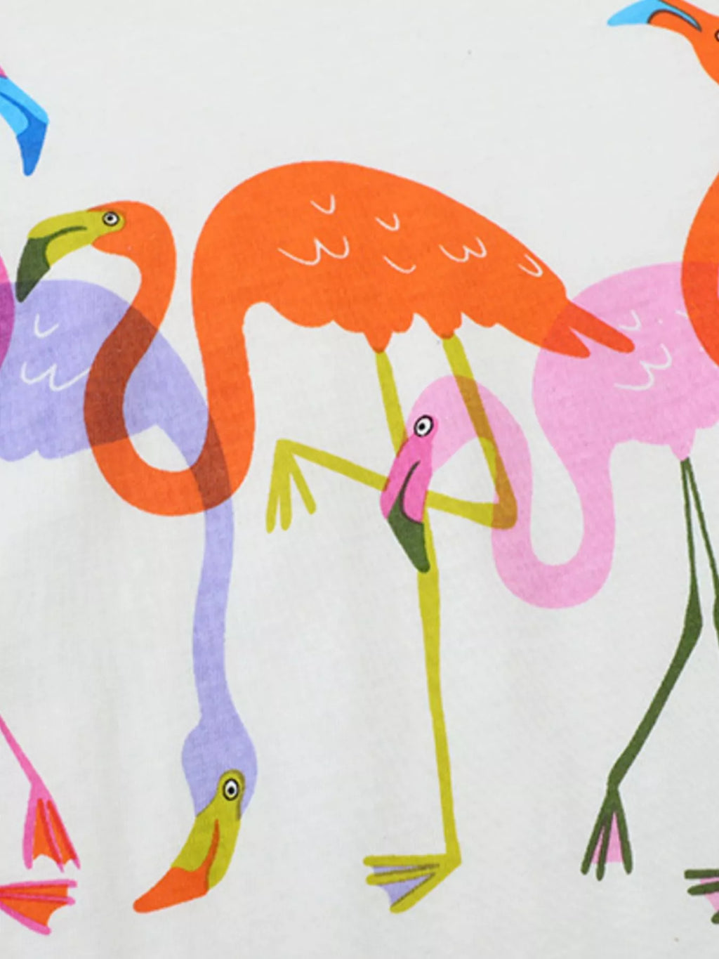Children's Casual Flamingo Round Neck T-Shirt