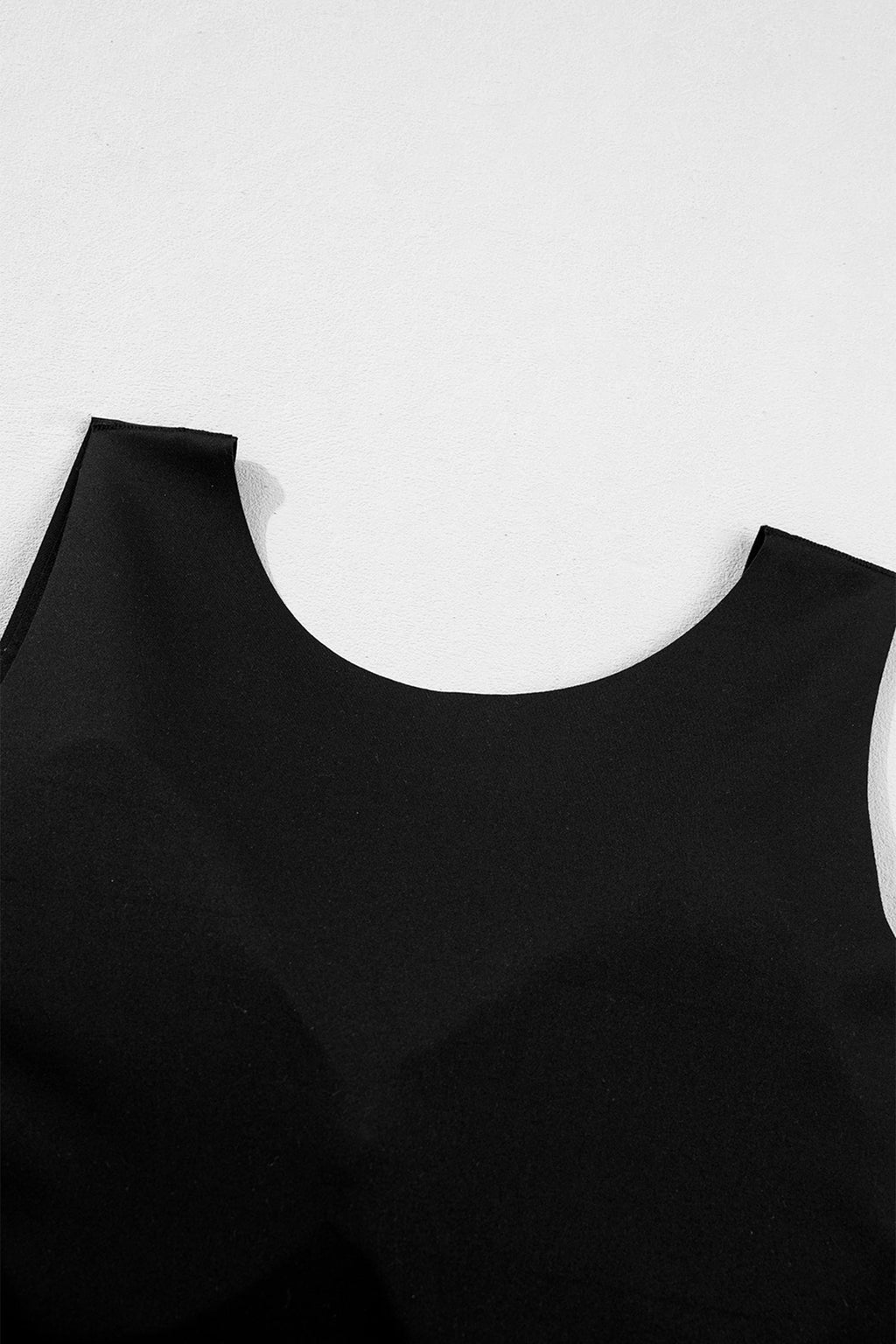 Solid Wide Strap Athleisure Tank Top