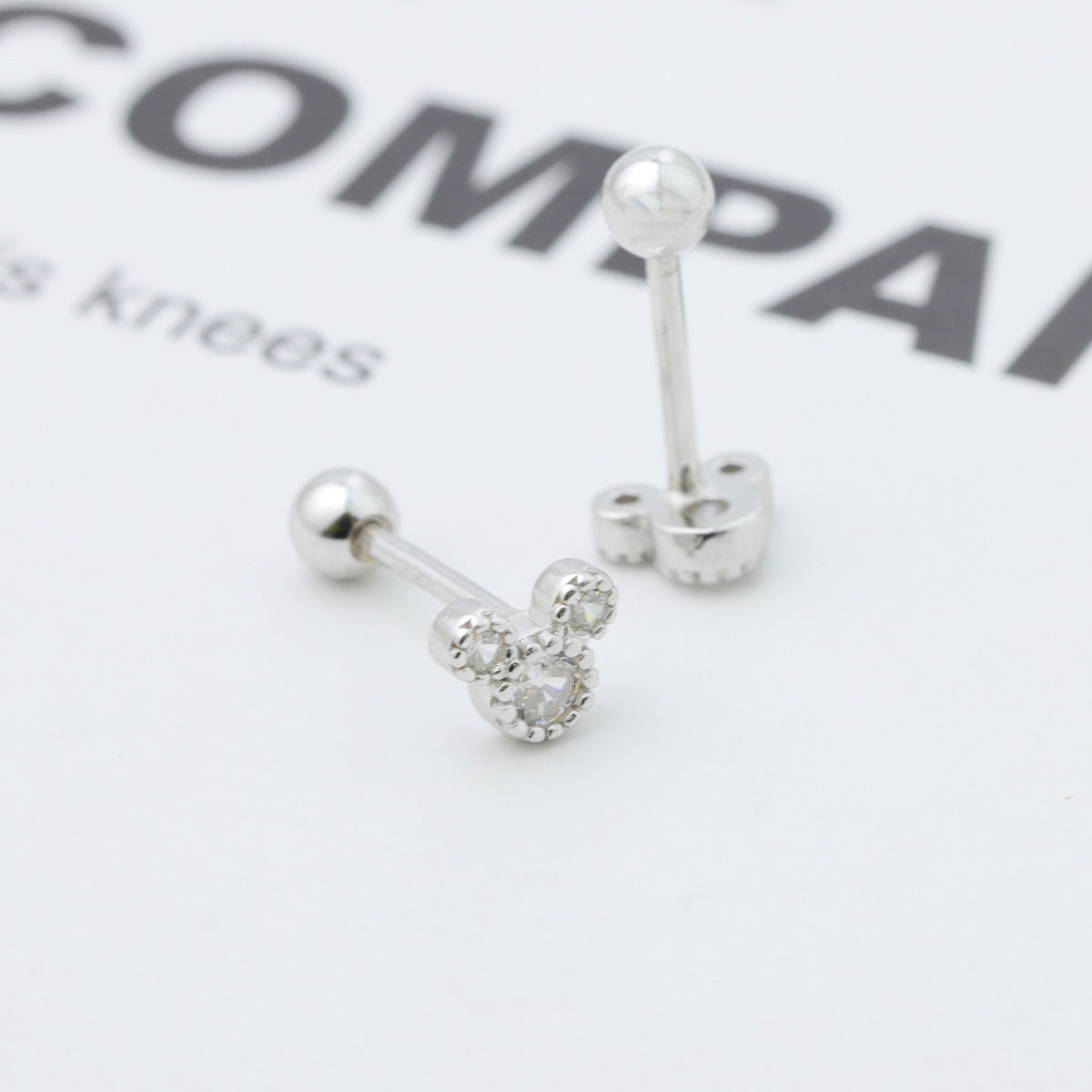 Mickey Mouse Stud Earrings