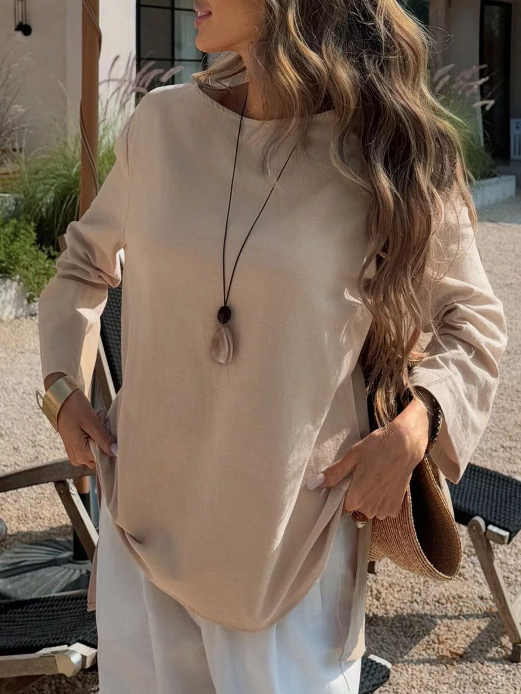 Casual Loose Long Sleeve Blouse