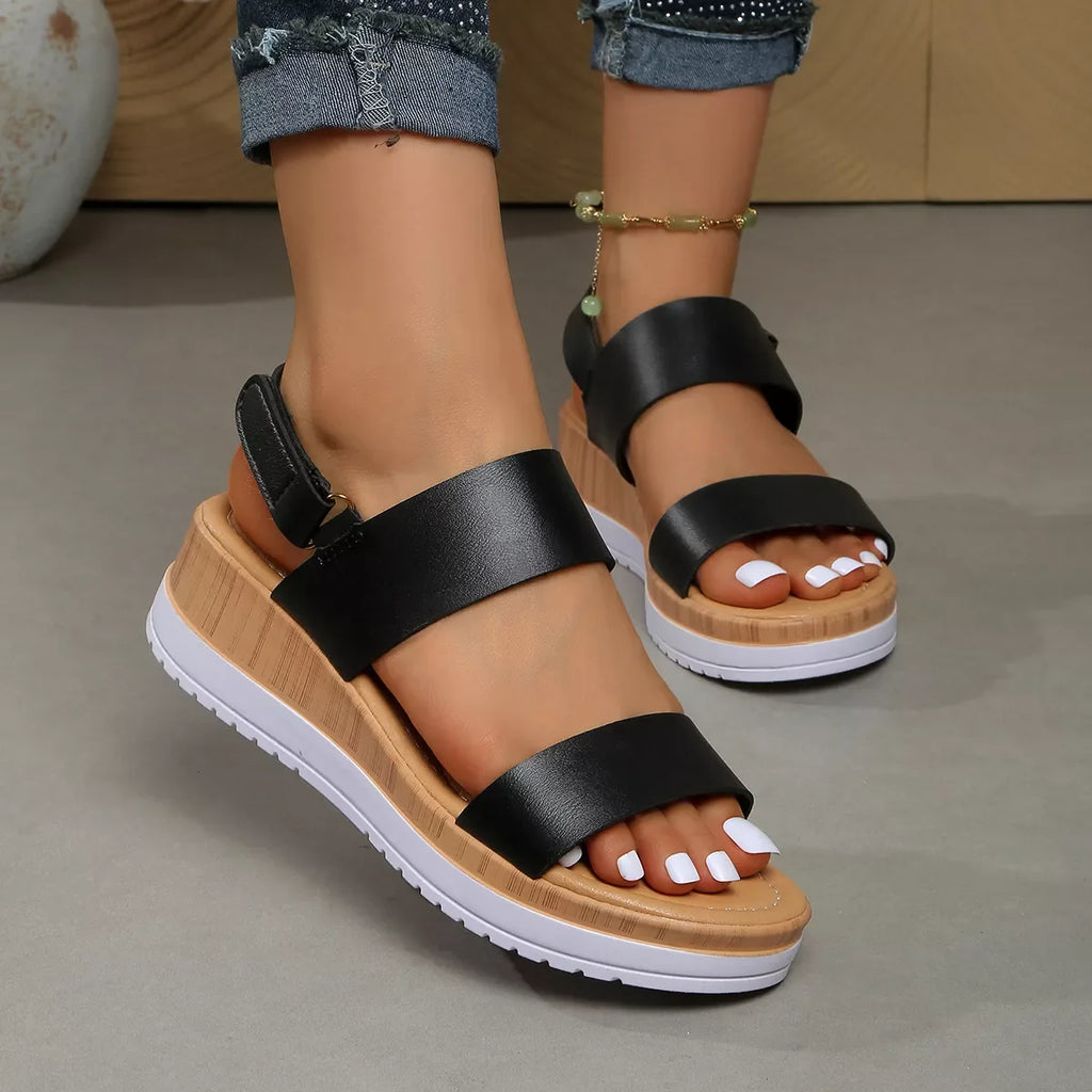 Open Toe Wedge Sandals