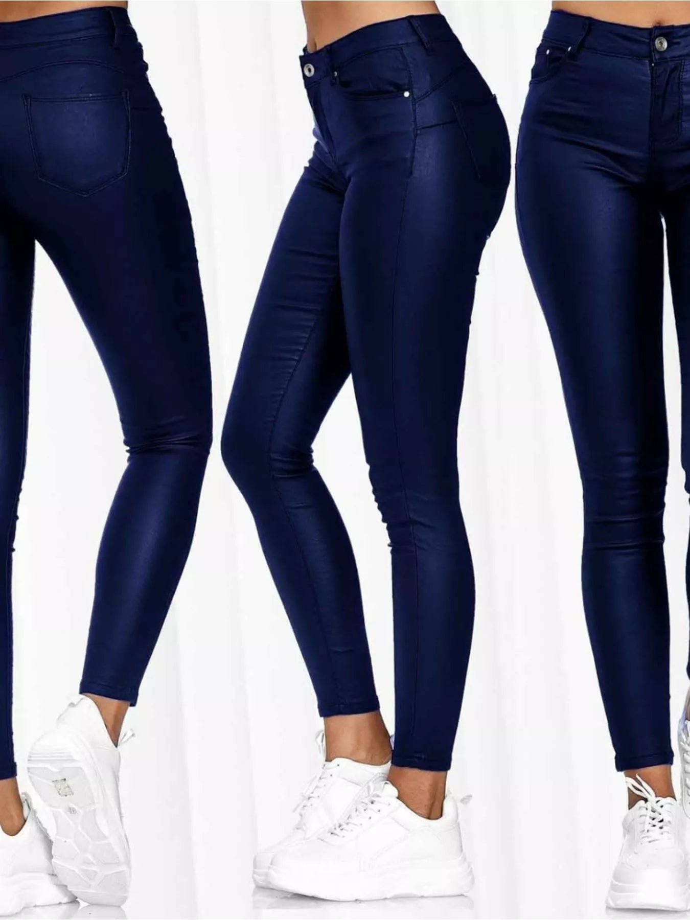 Full Size High-Waisted Skinny Pants Plus Size
