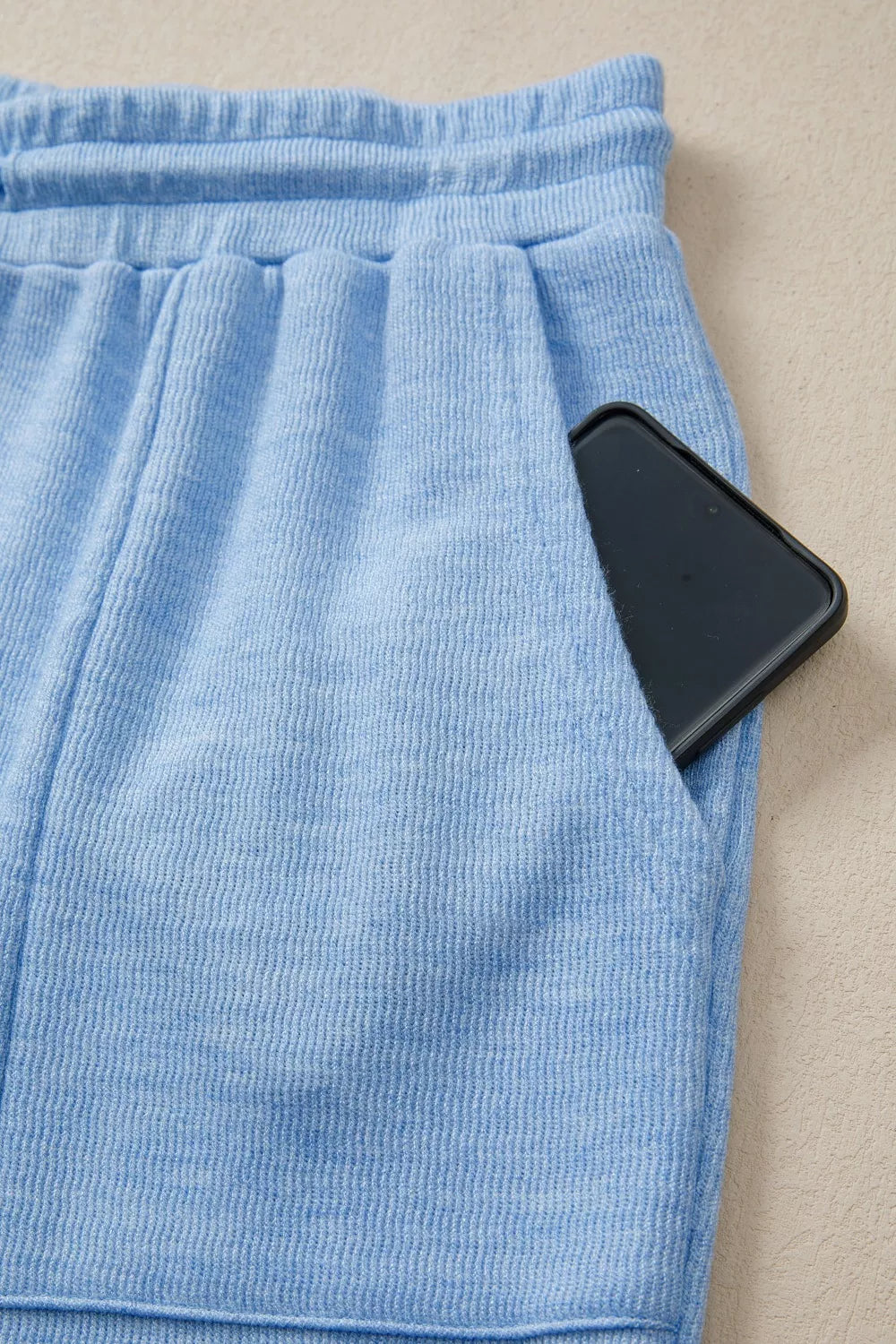 Cap Sleeve Matching Top and Jogger Pants Set