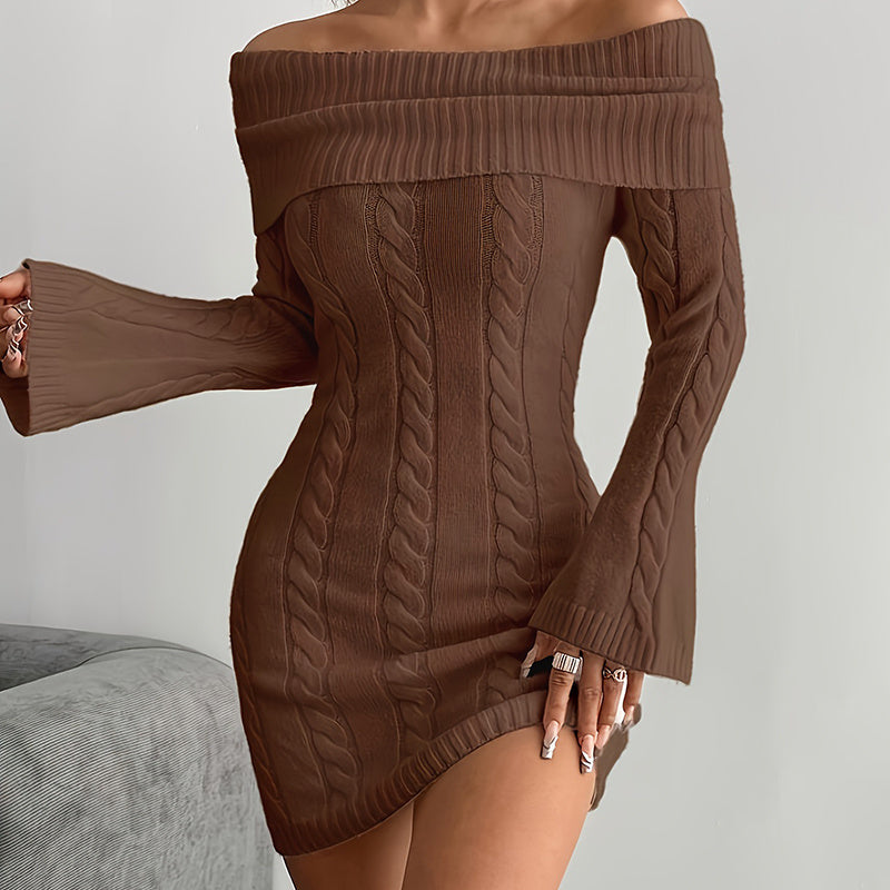 Women’s Off Shoulder Bodycon Dress