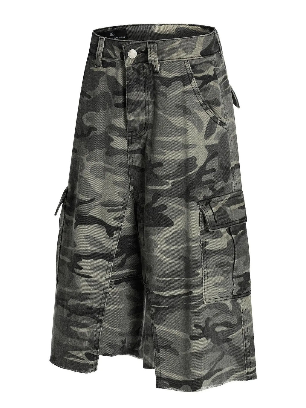 Men's Camouflage Cargo Capri Jeans