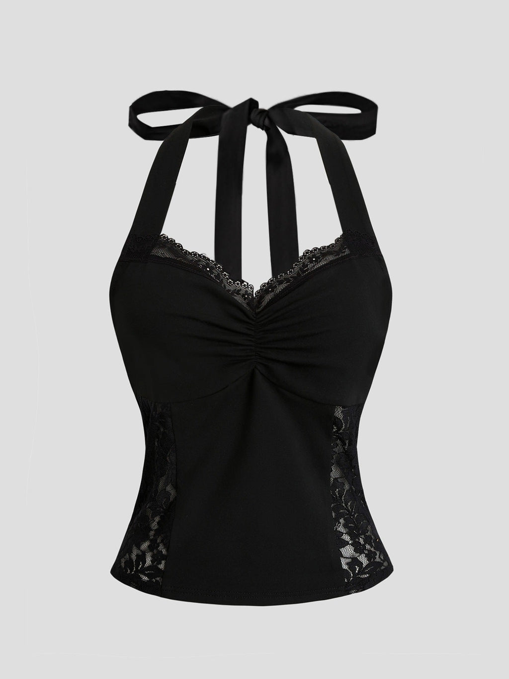 Lace Halter Neck Cami