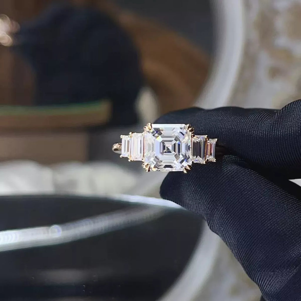 3 Carat Moissanite 925 Sterling Silver Ring