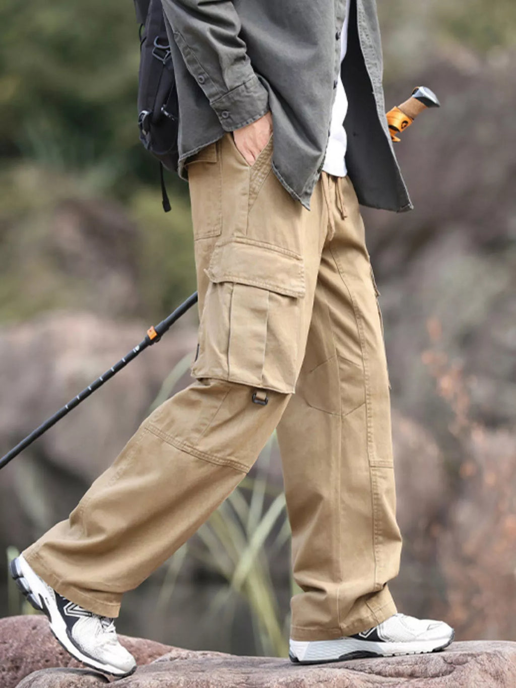 Men's Plus Size Relaxed Fit Cargo Pants