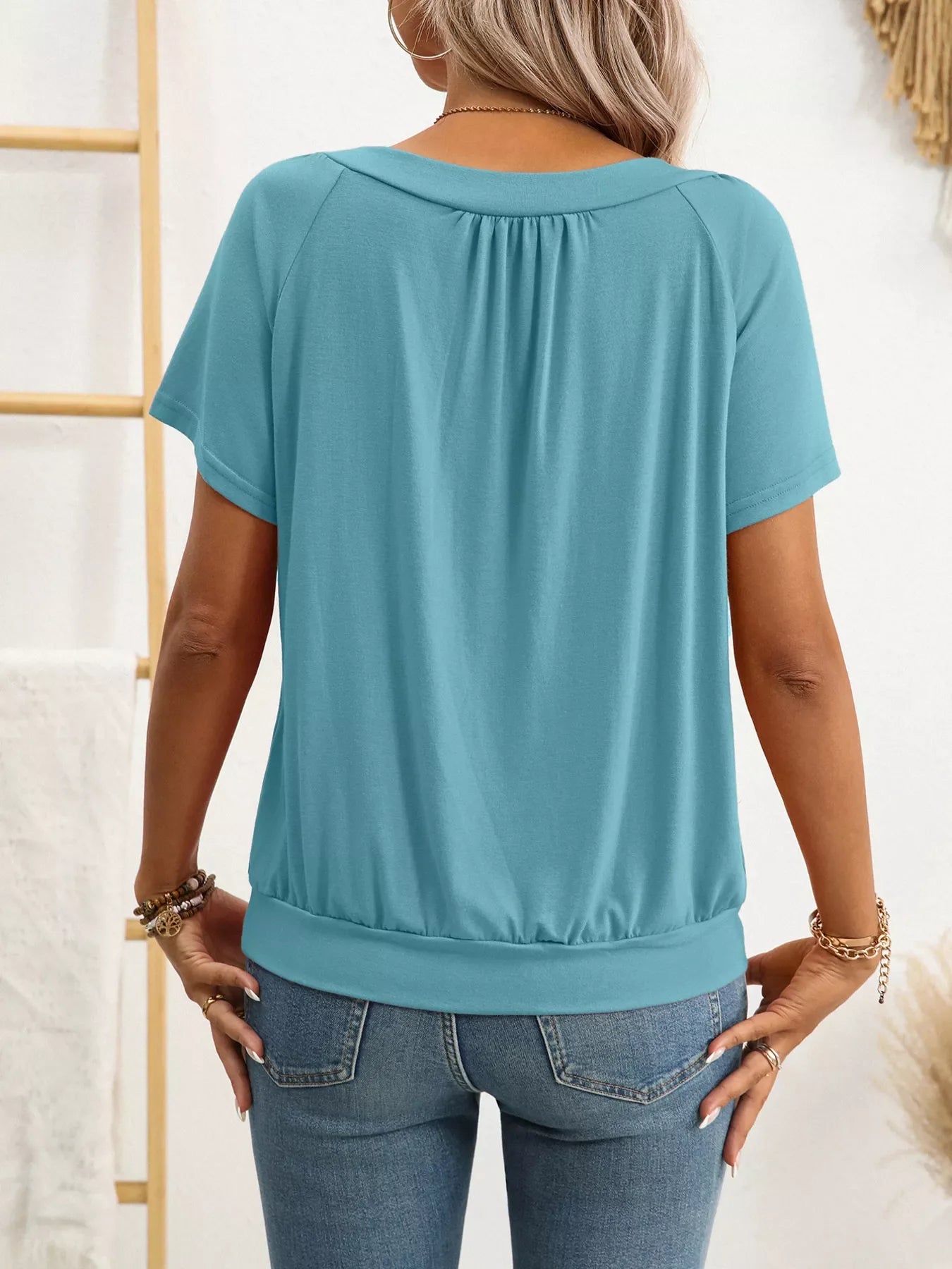 V-Neck Short SleeveT-Shirt