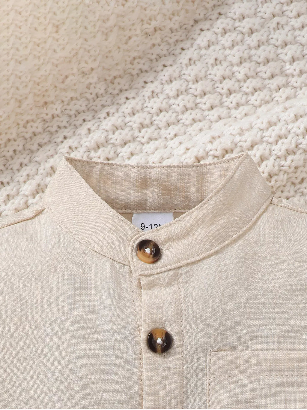 Children's Casual Button Up Shirt & Pants Set